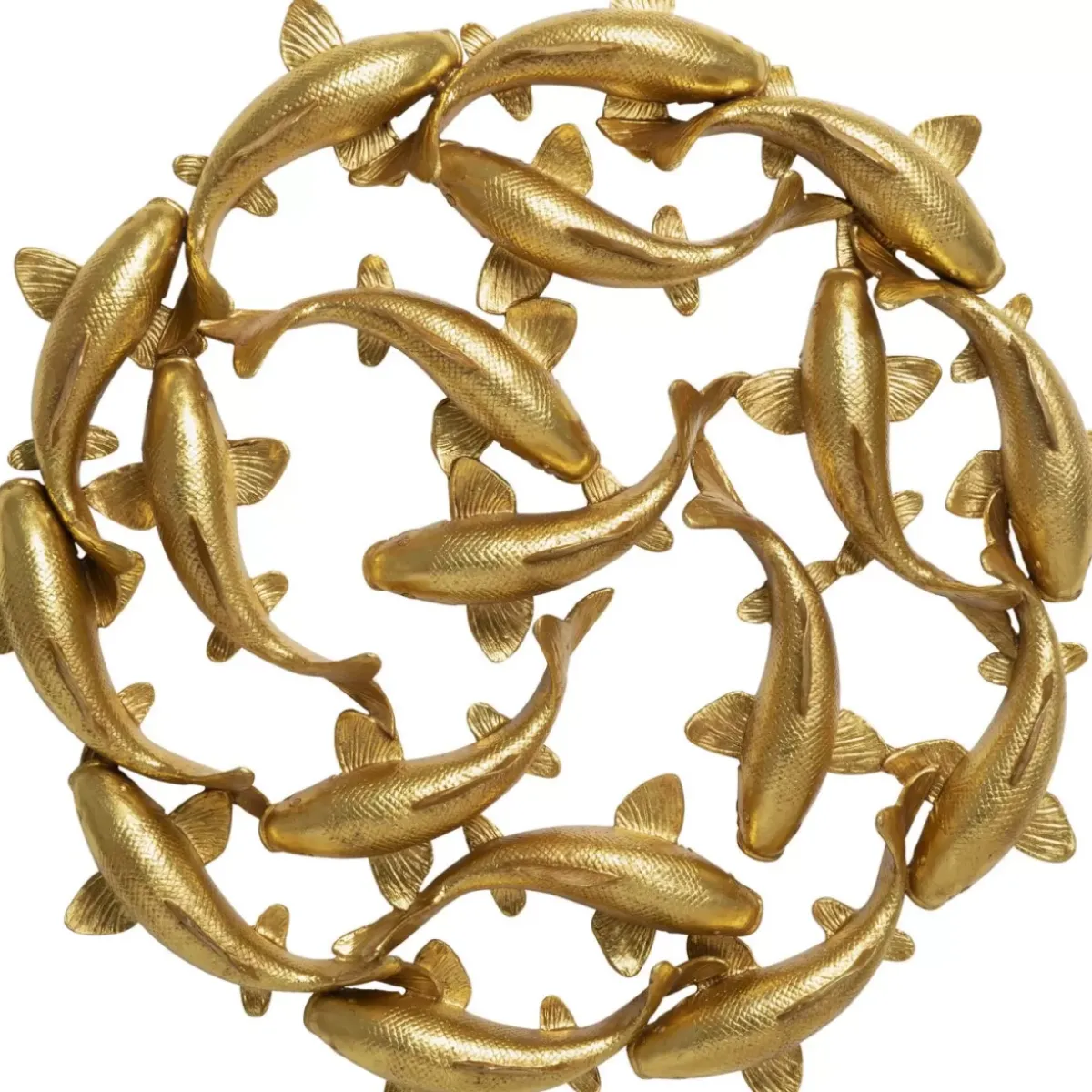 KARE Design Wandobjekt School Of Koi Gold O102Cm- Bilder