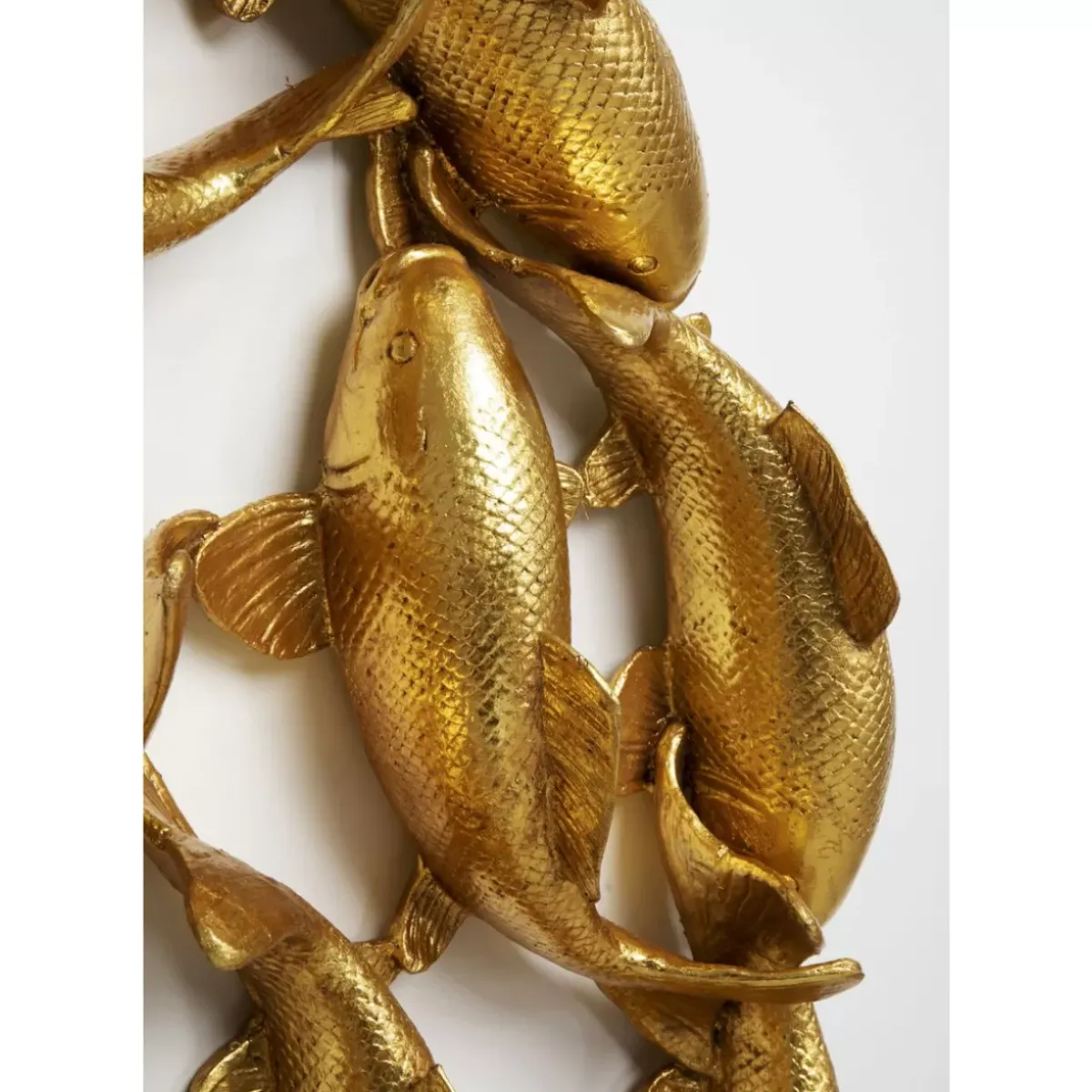 KARE Design Wandobjekt School Of Koi Gold O102Cm- Bilder