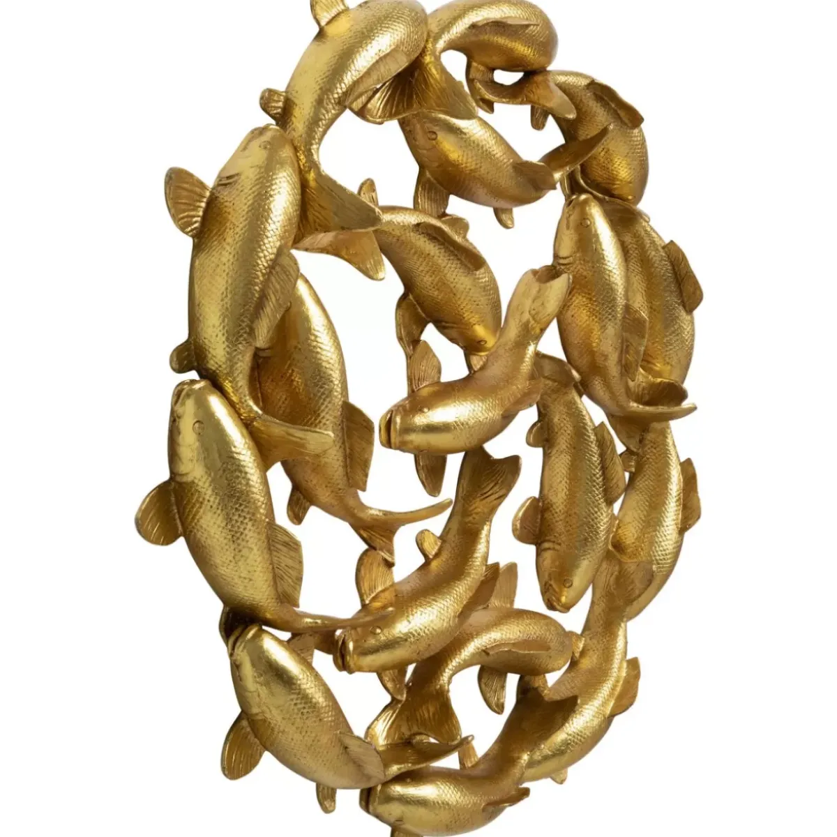 KARE Design Wandobjekt School Of Koi Gold O102Cm- Bilder