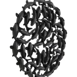 KARE Design Wandobjekt School Of Koi Schwarz O160Cm- Bilder