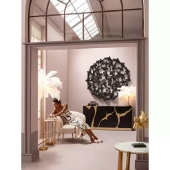 KARE Design Wandobjekt School Of Koi Schwarz O160Cm- Bilder