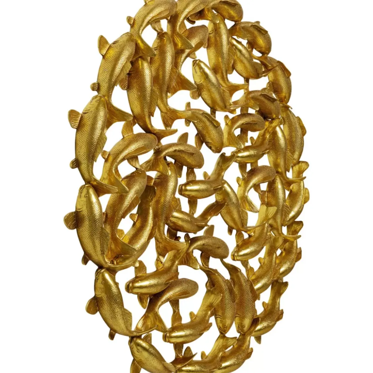 KARE Design Wandobjekt School Of Koi Gold O160Cm- Bilder