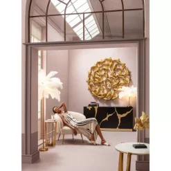 KARE Design Wandobjekt School Of Koi Gold O160Cm- Bilder