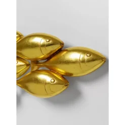 KARE Design Wandobjekt School Of Tuna Gold 181X41Cm- Bilder