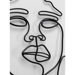 KARE Design Wandobjekt Wire African Woman 50X57Cm- Bilder