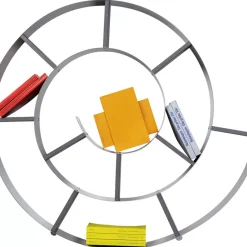 KARE Design Wandregal Snail Silver Grau- Regale