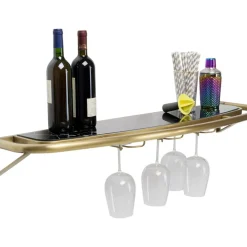 KARE Design Wandregal Treviso Gold 120X10Cm- Regale