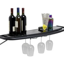 KARE Design Wandregal Treviso Schwarz 120X10Cm- Regale