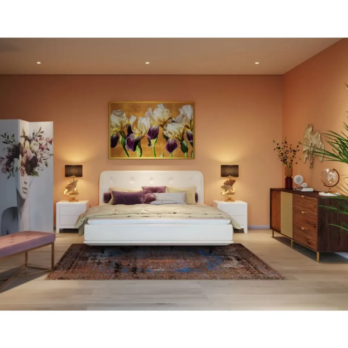 KARE Design Wandschmuck Ginkgo Gold Gros- Bilder