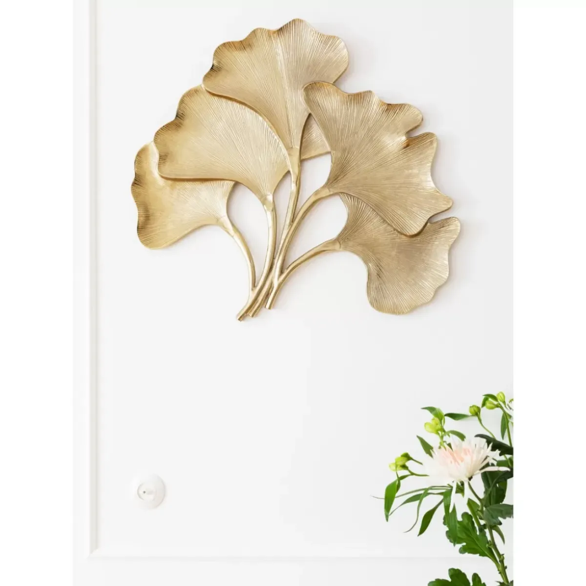 KARE Design Wandschmuck Ginkgo Gold Gros- Bilder