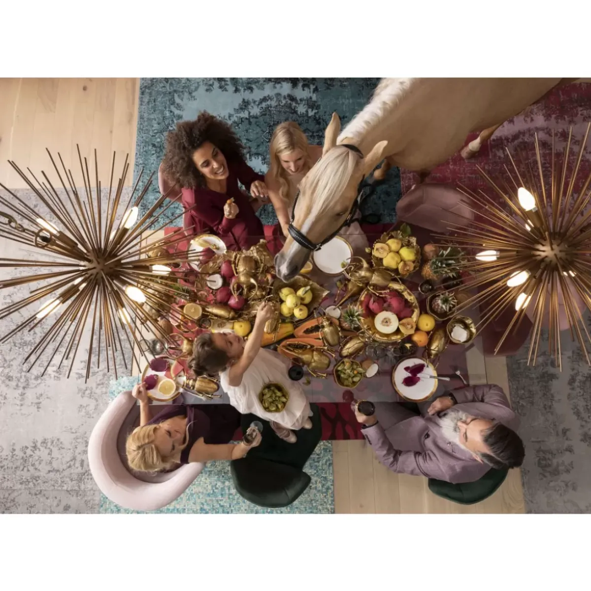 KARE Design Wandschmuck Longicorn Beetle Gold- Bilder