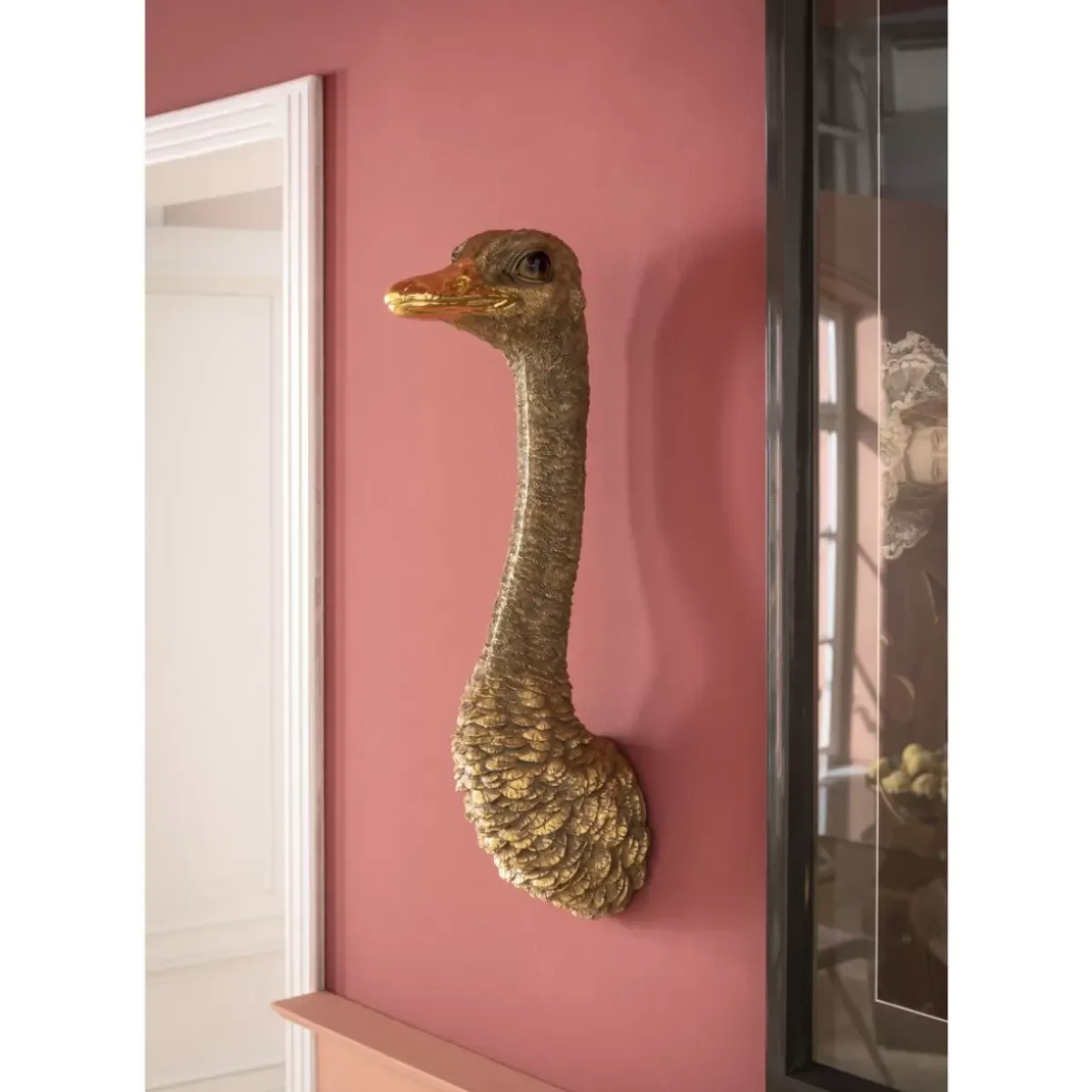 KARE Design Wandschmuck Ostrich Gold- Bilder
