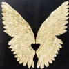 KARE Design Wandschmuck Wings Gold Black 120X120Cm- Bilder