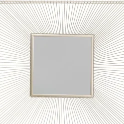 KARE Design Wandspiegel Dimension Champagner 91X91Cm- Spiegel