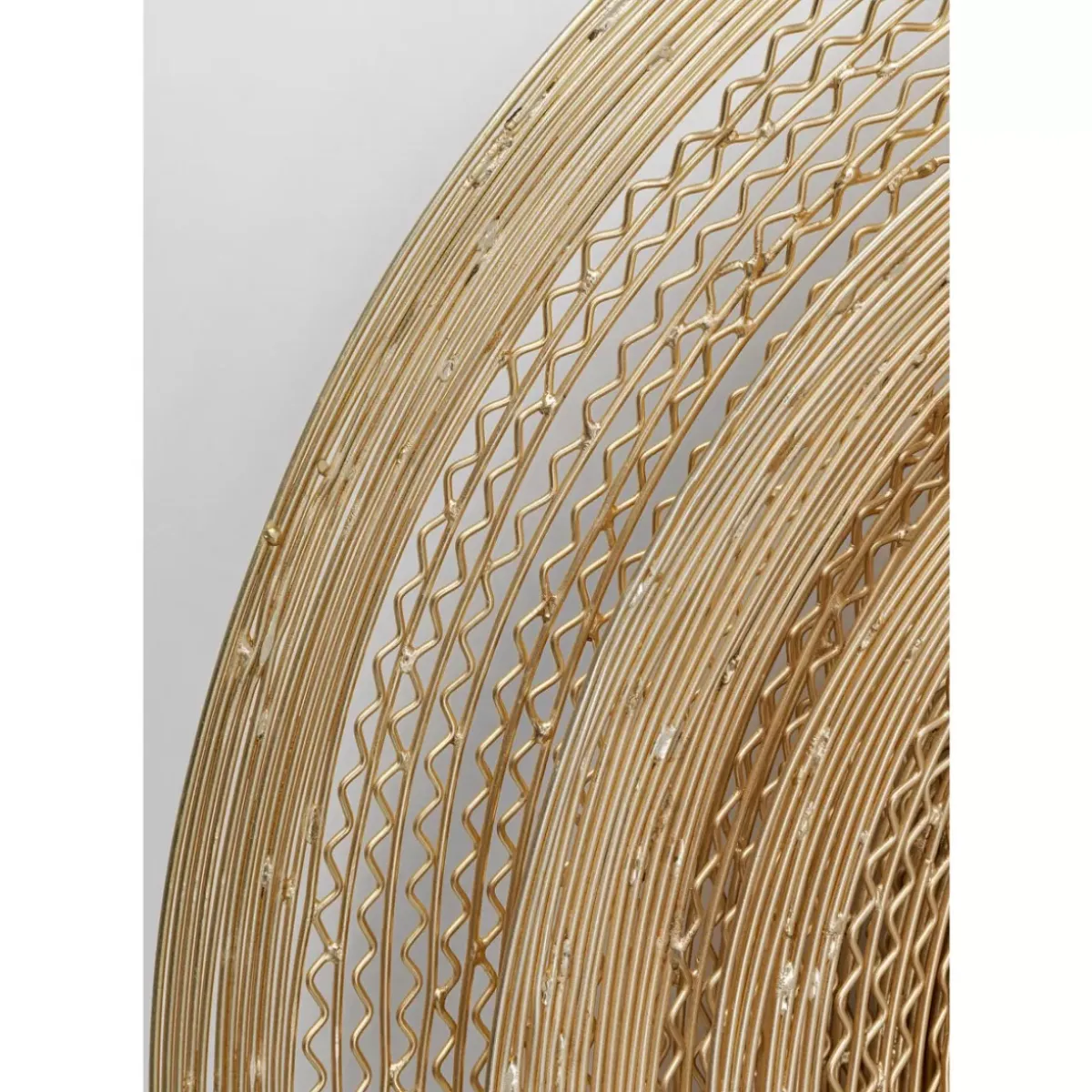 KARE Design Wandspiegel Gold Wire O61Cm- Spiegel