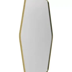 KARE Design Wandspiegel Shape Hexagon Brass 64X94,5Cm- Spiegel