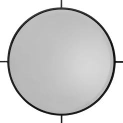 KARE Design Wandspiegel Stanford Frame Matt Schwarz O90Cm- Spiegel
