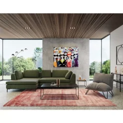 KARE Design Wandspiegel Stanford Frame Matt Schwarz O90Cm- Spiegel