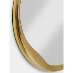 KARE Design Wandspiegel Tina Gold O61Cm- Spiegel