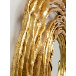 KARE Design Wandspiegel Twiggy Gold O121Cm- Spiegel