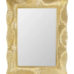 KARE Design Wandspiegel Wavy Brass 94X124Cm- Spiegel
