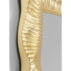 KARE Design Wandspiegel Wavy Brass 94X124Cm- Spiegel