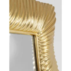 KARE Design Wandspiegel Wavy Brass 94X124Cm- Spiegel