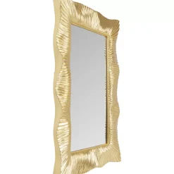 KARE Design Wandspiegel Wavy Brass 94X124Cm- Spiegel
