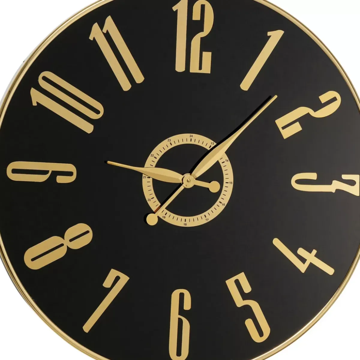 KARE Design Wanduhr Casino Schwarz O76Cm- Uhren