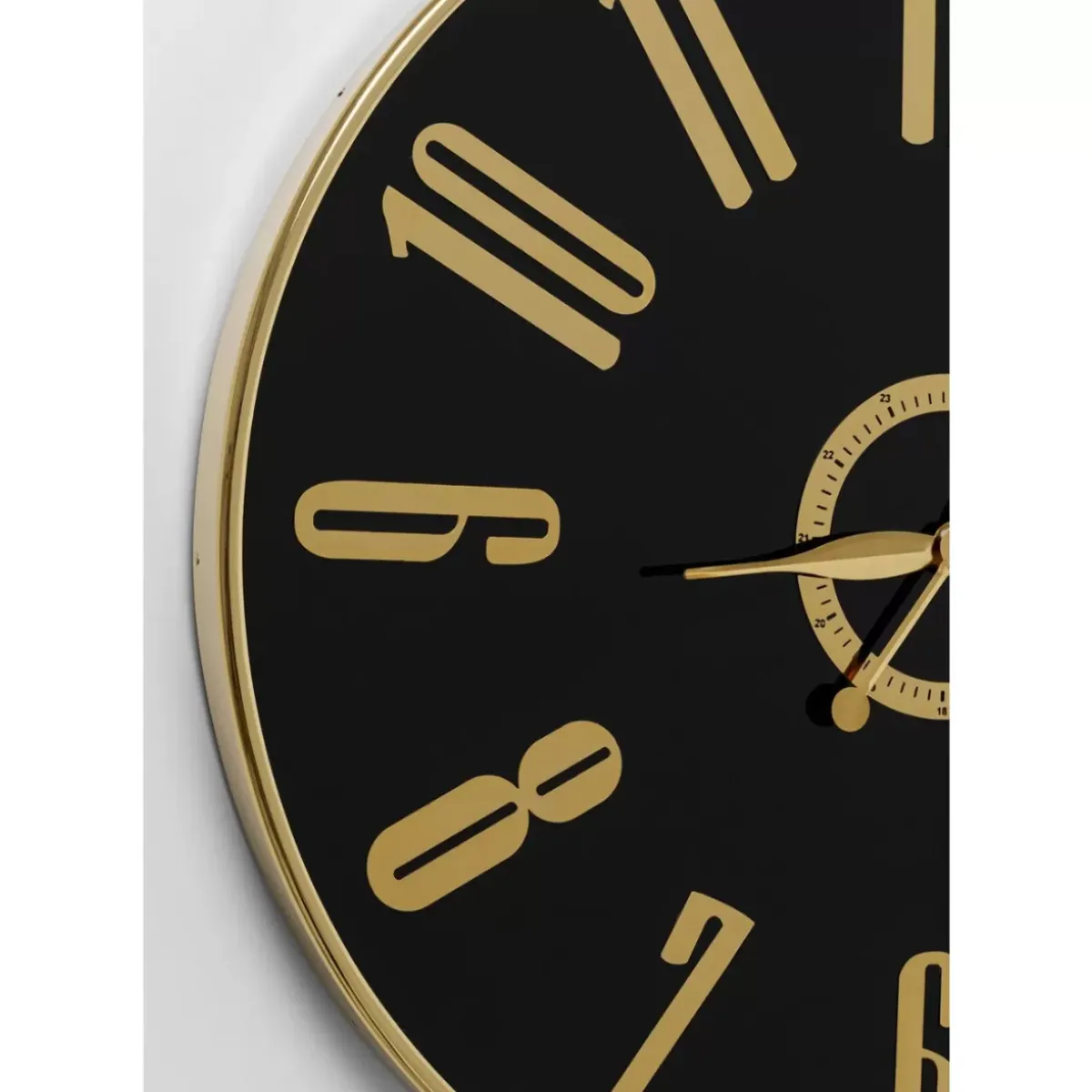 KARE Design Wanduhr Casino Schwarz O76Cm- Uhren