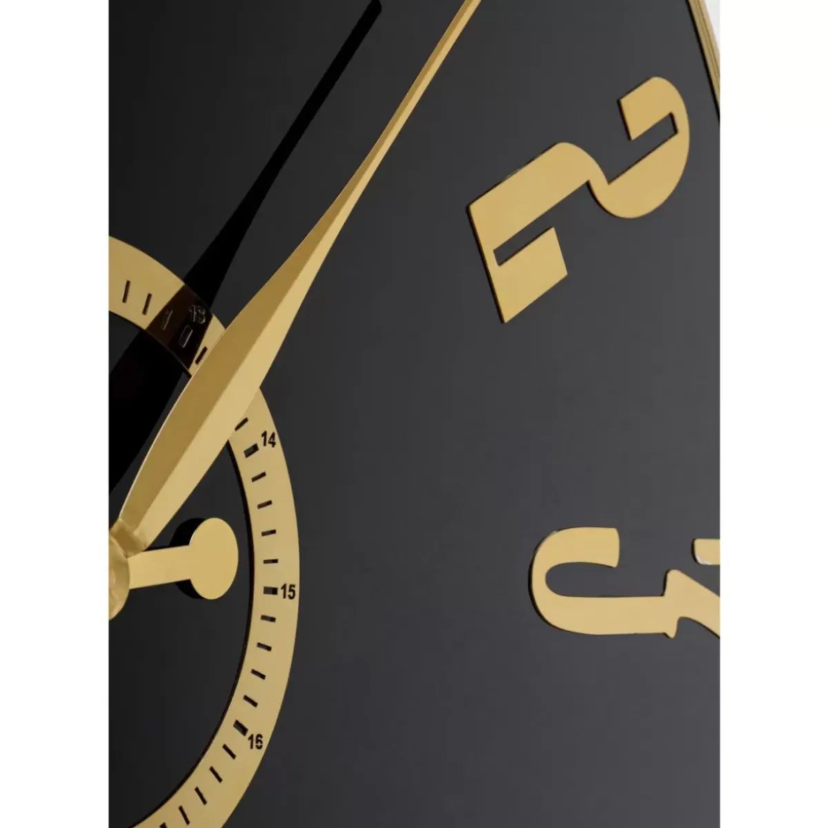 KARE Design Wanduhr Casino Schwarz O76Cm- Uhren