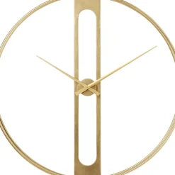 KARE Design Wanduhr Clip Gold O107Cm- Uhren
