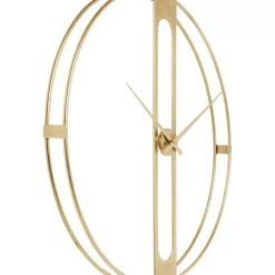 KARE Design Wanduhr Clip Gold O107Cm- Uhren