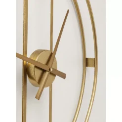KARE Design Wanduhr Clip Gold O60Cm- Uhren