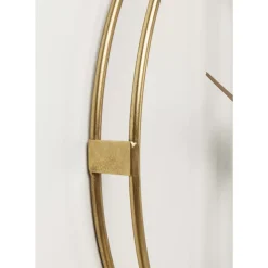 KARE Design Wanduhr Clip Gold O60Cm- Uhren