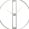 KARE Design Wanduhr Clip Silber O60Cm- Uhren