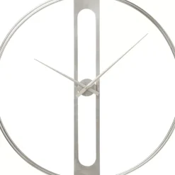 KARE Design Wanduhr Clip Silber O60Cm- Uhren