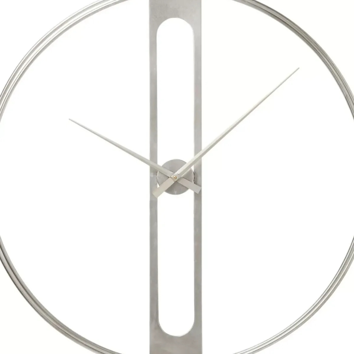 KARE Design Wanduhr Clip Silber O60Cm- Uhren