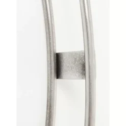 KARE Design Wanduhr Clip Silber O60Cm- Uhren