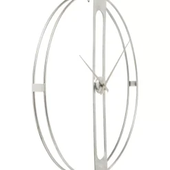 KARE Design Wanduhr Clip Silber O60Cm- Uhren
