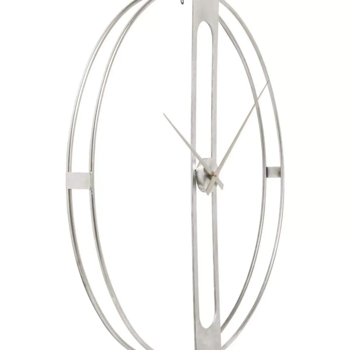 KARE Design Wanduhr Clip Silber O60Cm- Uhren