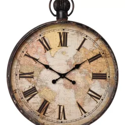 KARE Design Wanduhr European Map 96Cm- Uhren