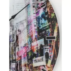 KARE Design Wanduhr Glas Times Square O80Cm- Uhren