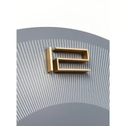 KARE Design Wanduhr Leonardo Grau/Gold- Uhren