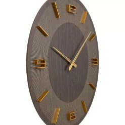 KARE Design Wanduhr Levi Braun O60- Uhren
