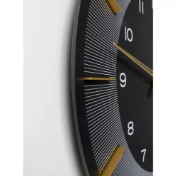 KARE Design Wanduhr Lio Schwarz O60- Uhren