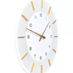 KARE Design Wanduhr Lio Weis O60- Uhren