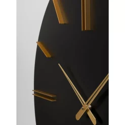 KARE Design Wanduhr Luca Schwarz O70Cm- Uhren