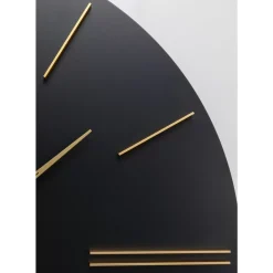 KARE Design Wanduhr Luca Schwarz O70Cm- Uhren