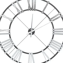 KARE Design Wanduhr Nevio Silber O95Cm- Uhren